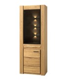 Vitriinkapp Velvet Natura 10 (vasak) + led valgustus